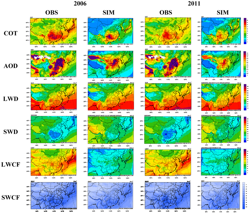 Climate - Free Full-Text - Application of an Online-Coupled Regional Climate Model, WRF-CAM5, over East Asia for Examination of Ice Nucleation Schemes: Part I. Comprehensive Model Evaluation and Trend Analysis for 2006 and 2011 - HTMLApplication of an Online-Coupled Regional Climate Model, WRF-CAM5, over East Asia for Examination of Ice Nucleation Schemes: Part I. Comprehensive Model Evaluation and Trend Analysis for 2006 and 2011 - 웹