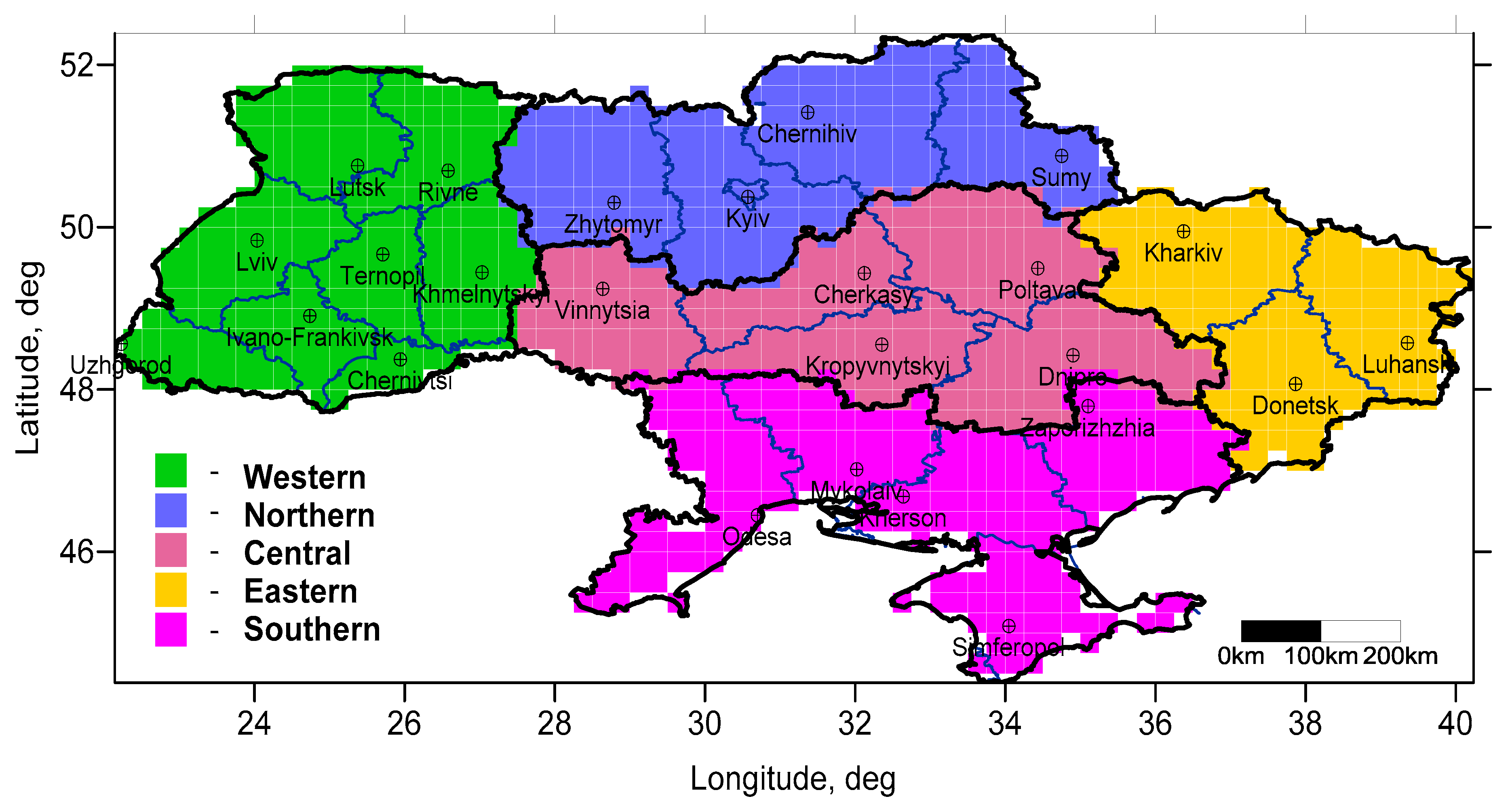 Sustainability Free FullText Vulnerability of Ukrainian Forests to