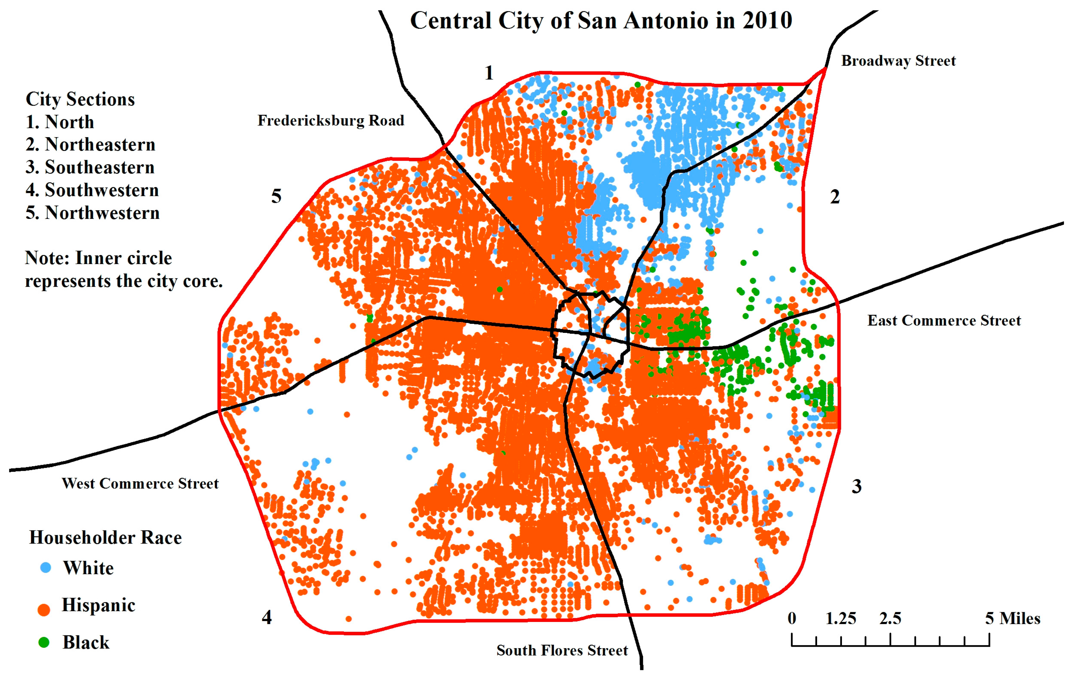 Urban plan San Antonio Texas