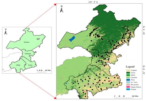Distribution of the study area and sampling sites.