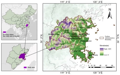 Location of the study area.
