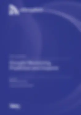 Drought Monitoring, Prediction and Impacts