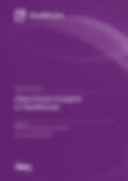 Data Driven Insights in Healthcare