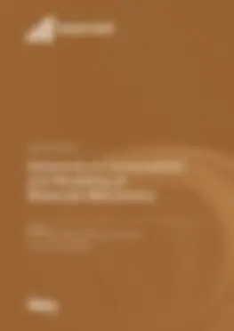 Advances in Computation and Modeling of Materials Mechanics