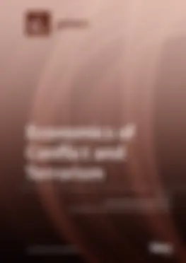 Economics of Conflict and Terrorism