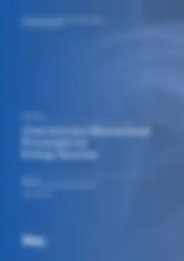 Chemical and Biochemical Processes for Energy Sources