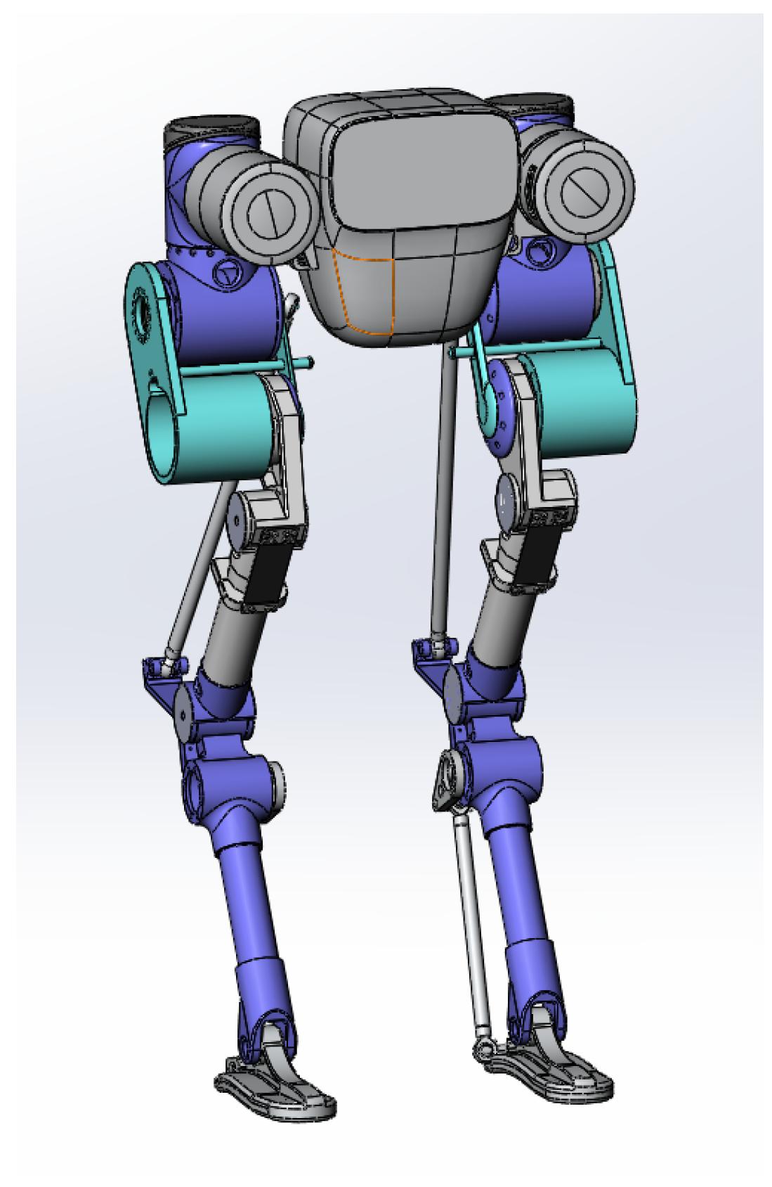 Actuators | Free Full-Text | Leg Configuration Analysis and Prototype  Design of Biped Robot Based on Spring Mass Model
