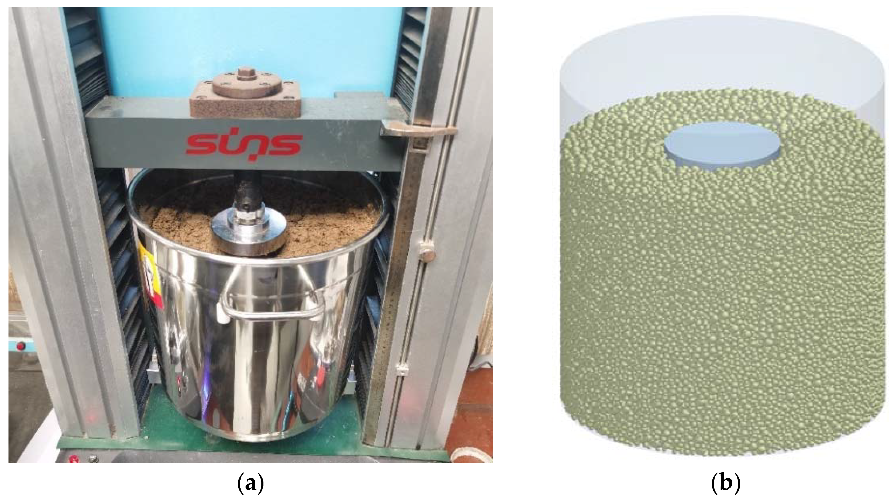 Construction of a Discrete Elemental Model for Clayey Soil