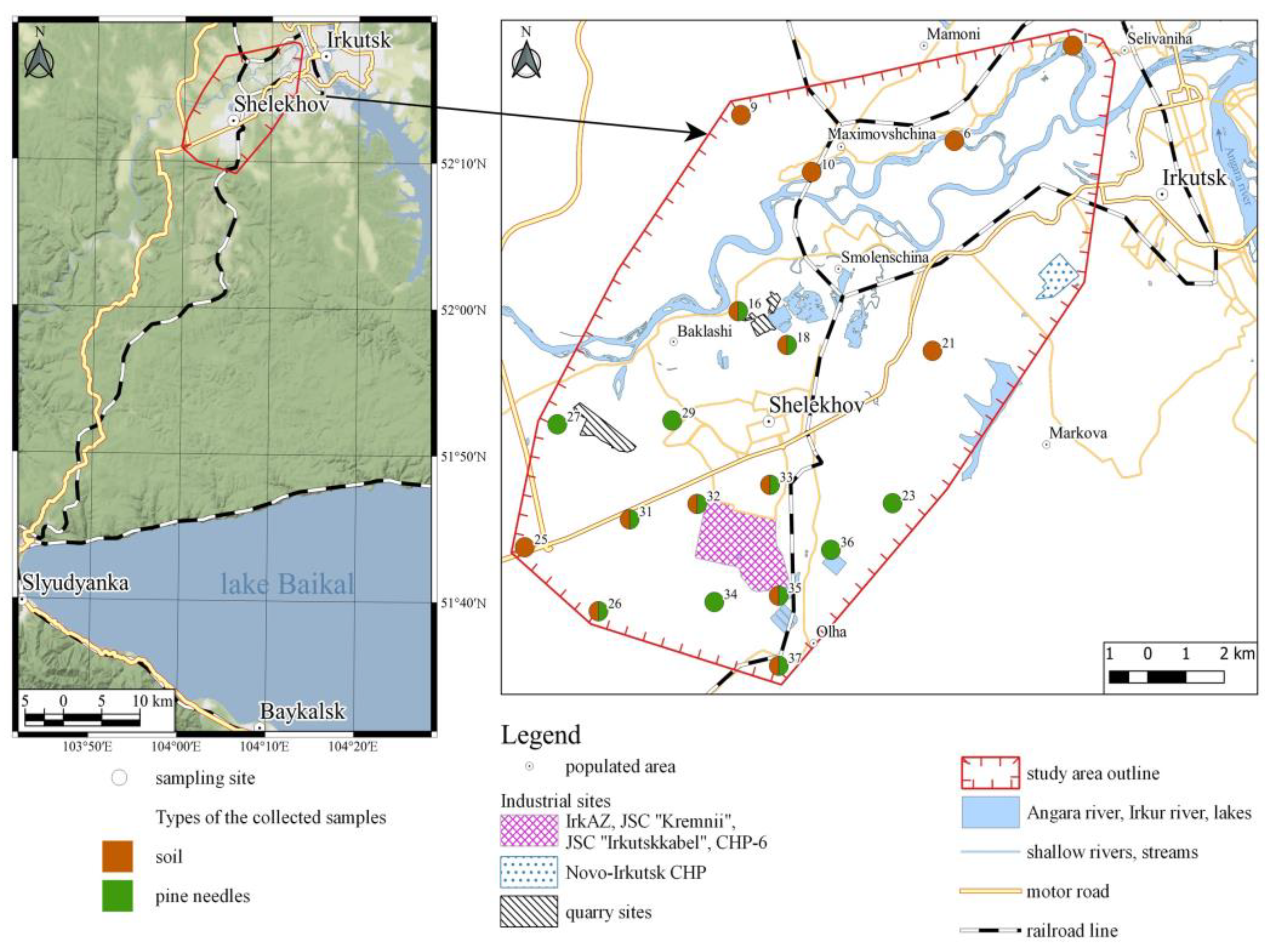 10 Km Area From My Location Agronomy | Free Full-Text | Investigation Of Soils And Pine Needles Using  Wdxrf And Txrf Techniques For Assessment Of The Environmental Pollution Of  Shelekhov District, Eastern Siberia, By The Aluminum Industry And