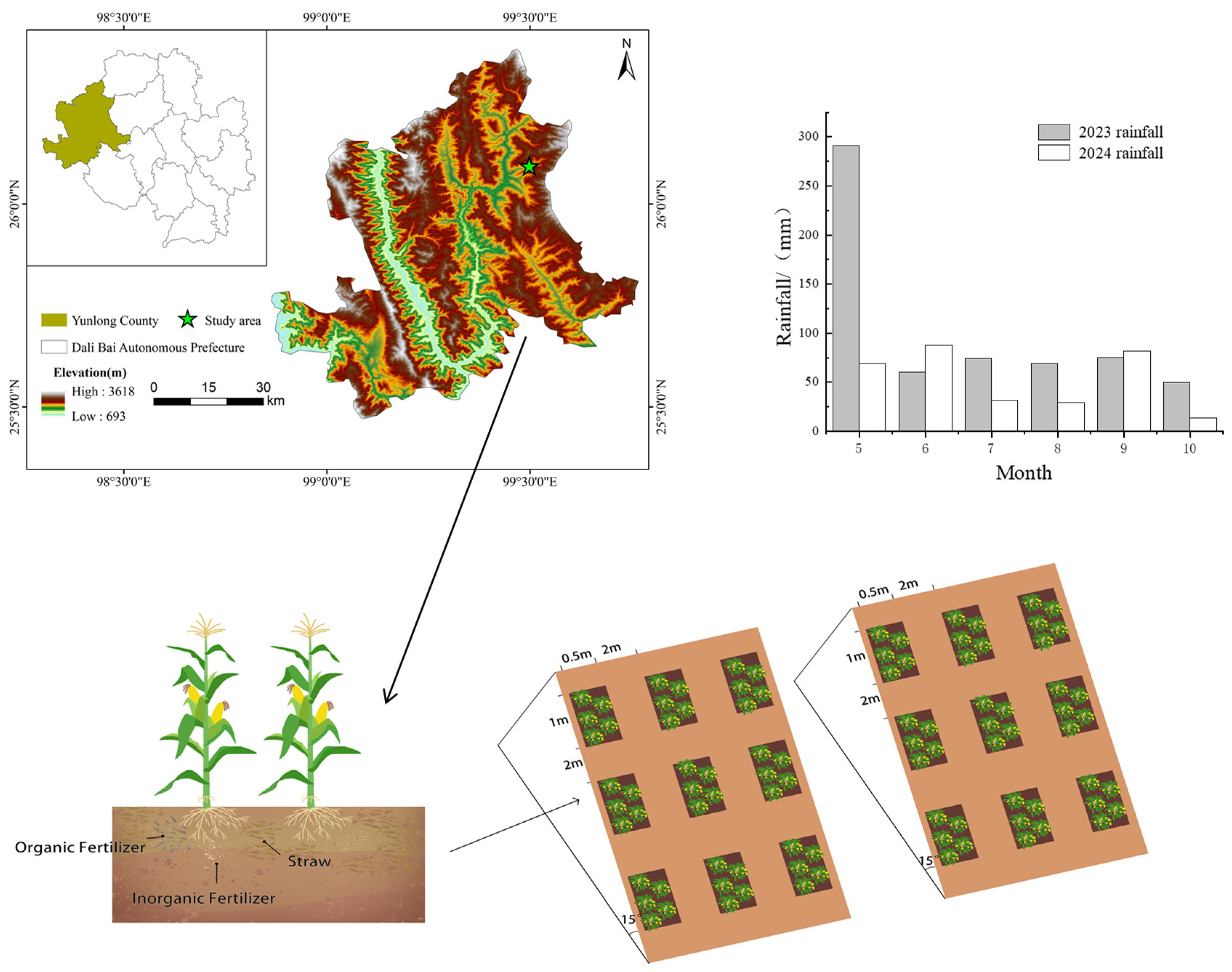 Effects of Different Base Fertilizers on Water Use