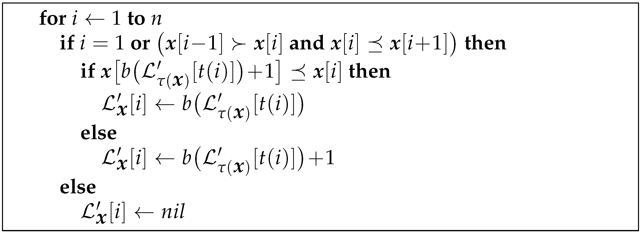 Algorithms | Free Full-Text | Computing Maximal Lyndon Substrings of a ...