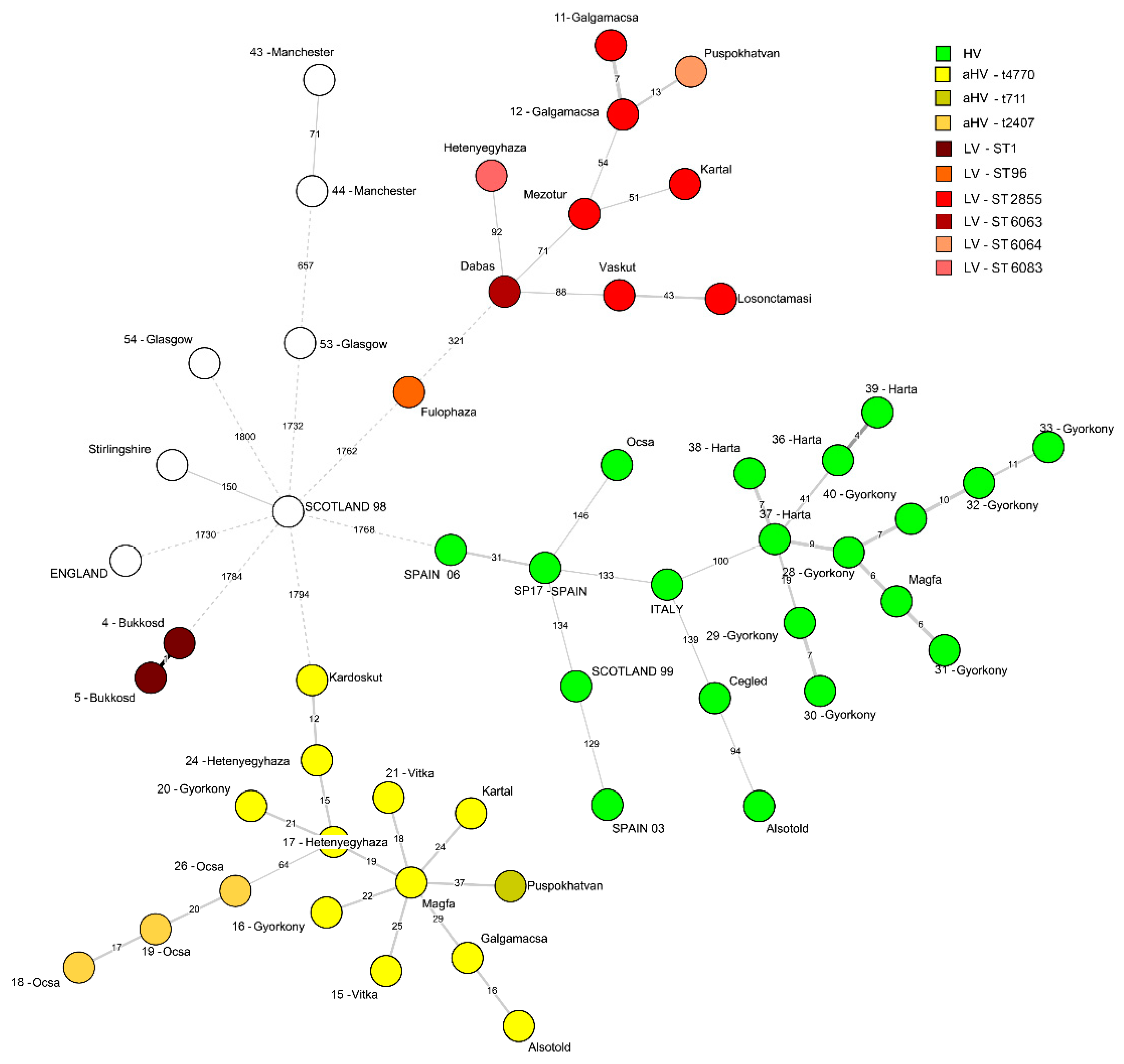 Animals | Free Full-Text | Genomic Analysis of Staphylococcus aureus Strains Originating from Hungarian Rabbit Farms Reinforce the Clonal Origin of Various Virulence Types Animals | Free Full-Text | Genomic Analysis of Staphylococcus aureus Strains Originating from Hungarian Rabbit Farms Reinforce the Clonal Origin of Various Virulence Types