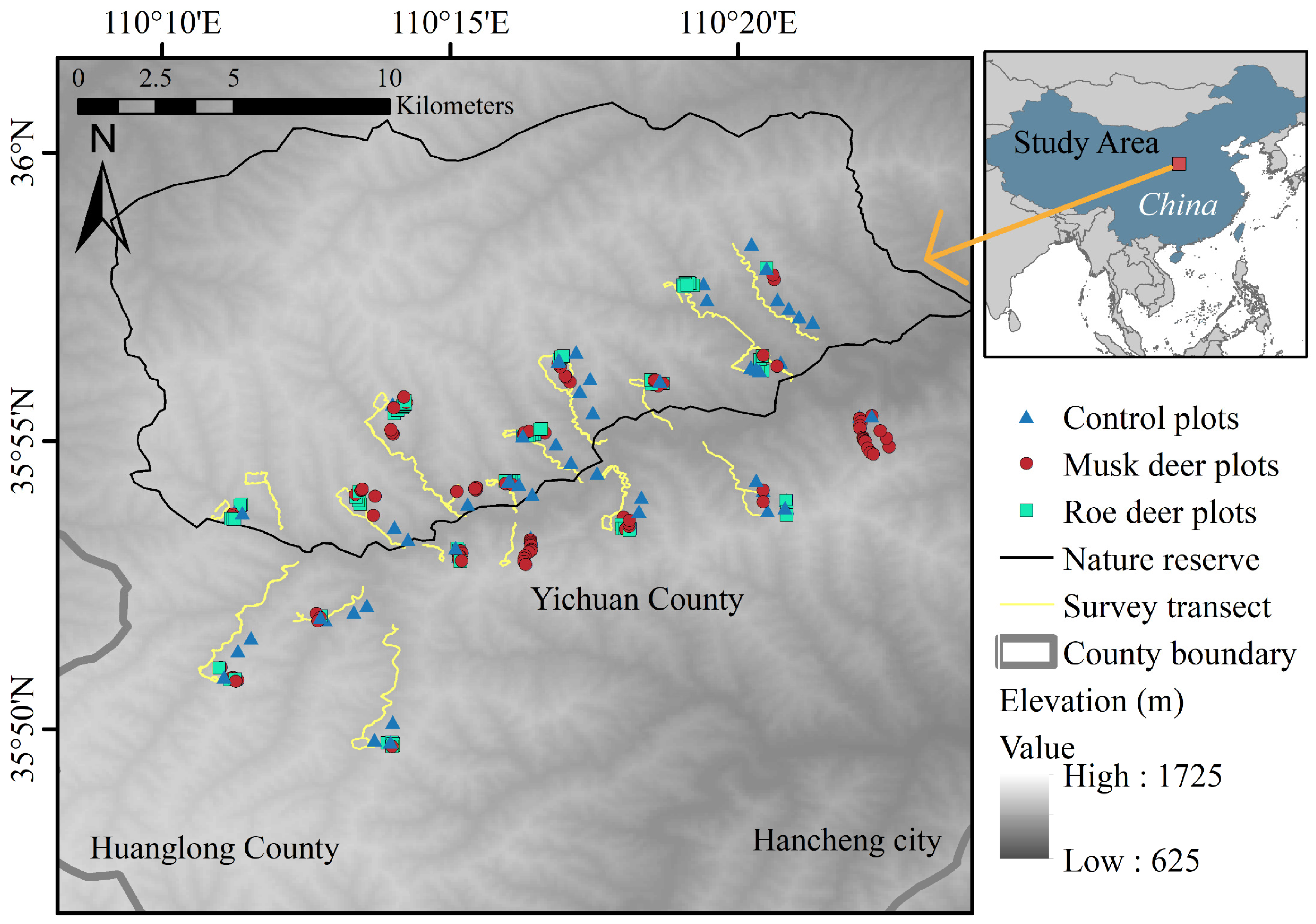 Defecation Site Preferences and Spatial Ecological