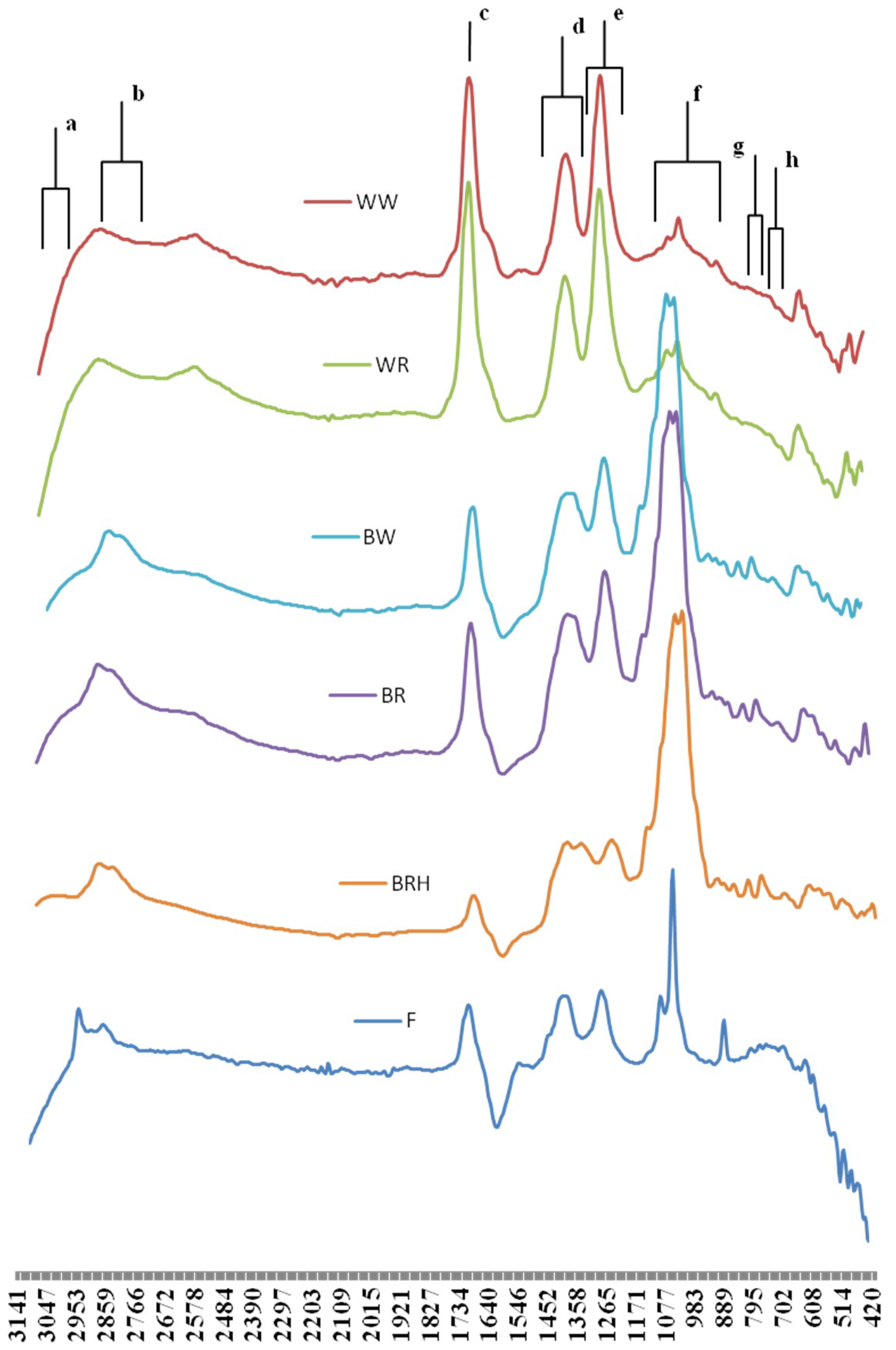 strong Figure 1/strong br/ p FT-IR absorbance spectra of vinegars. 