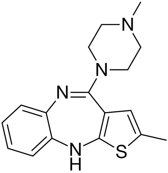 Olanzapine Ameliorates Ischemic Stroke-like Pathology in