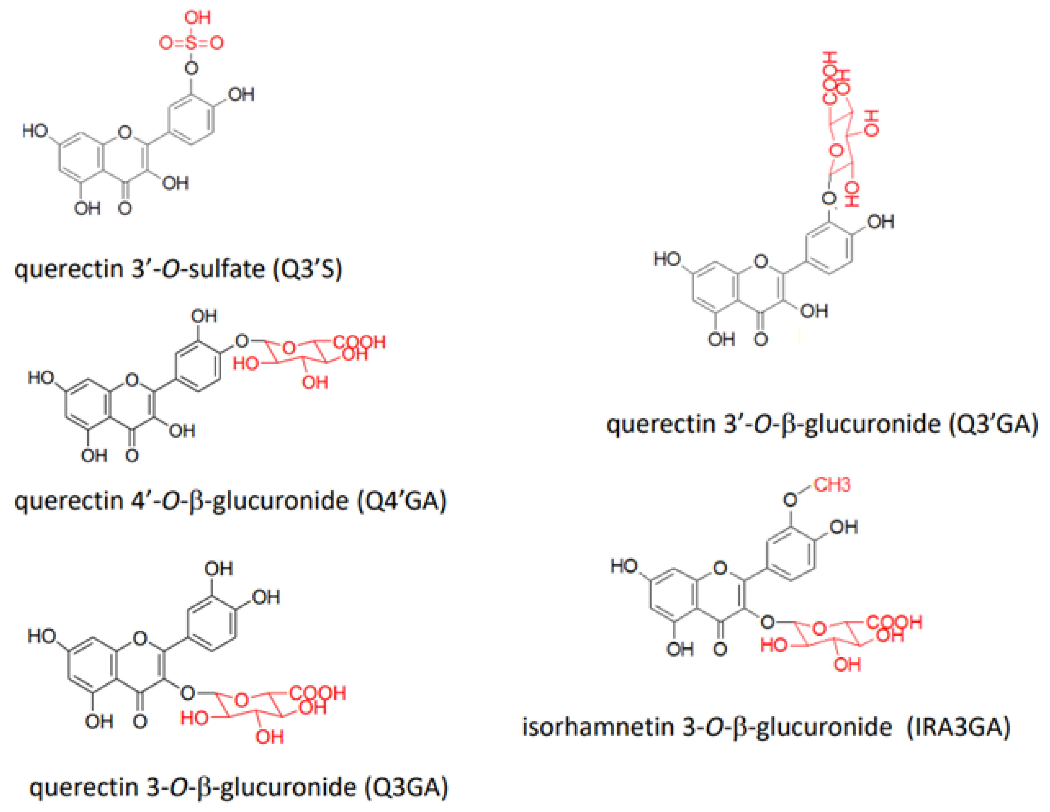 Antioxidants Free FullText Potential Role of Quercetin Glycosides