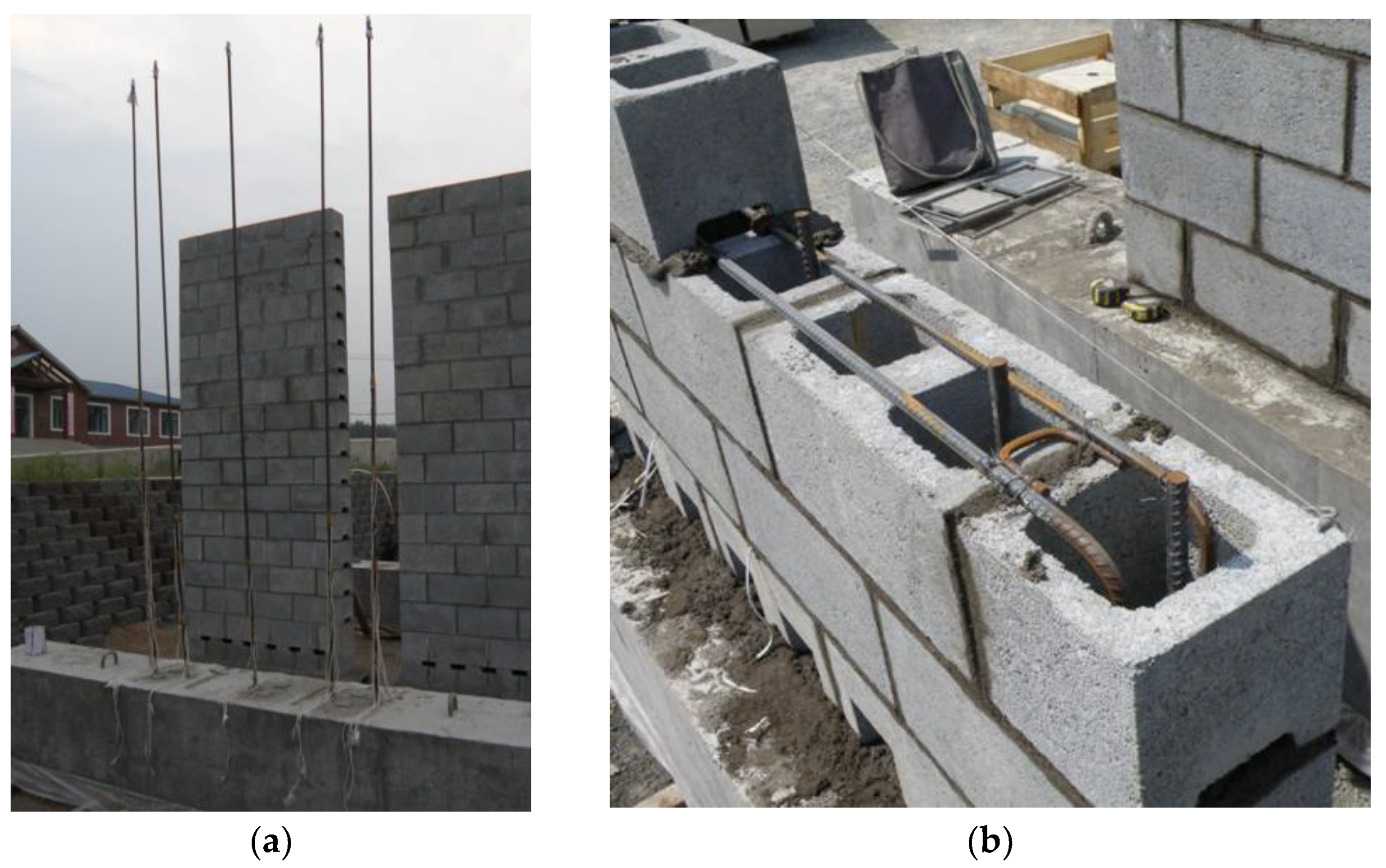 Reinforced concrete blocks 2025