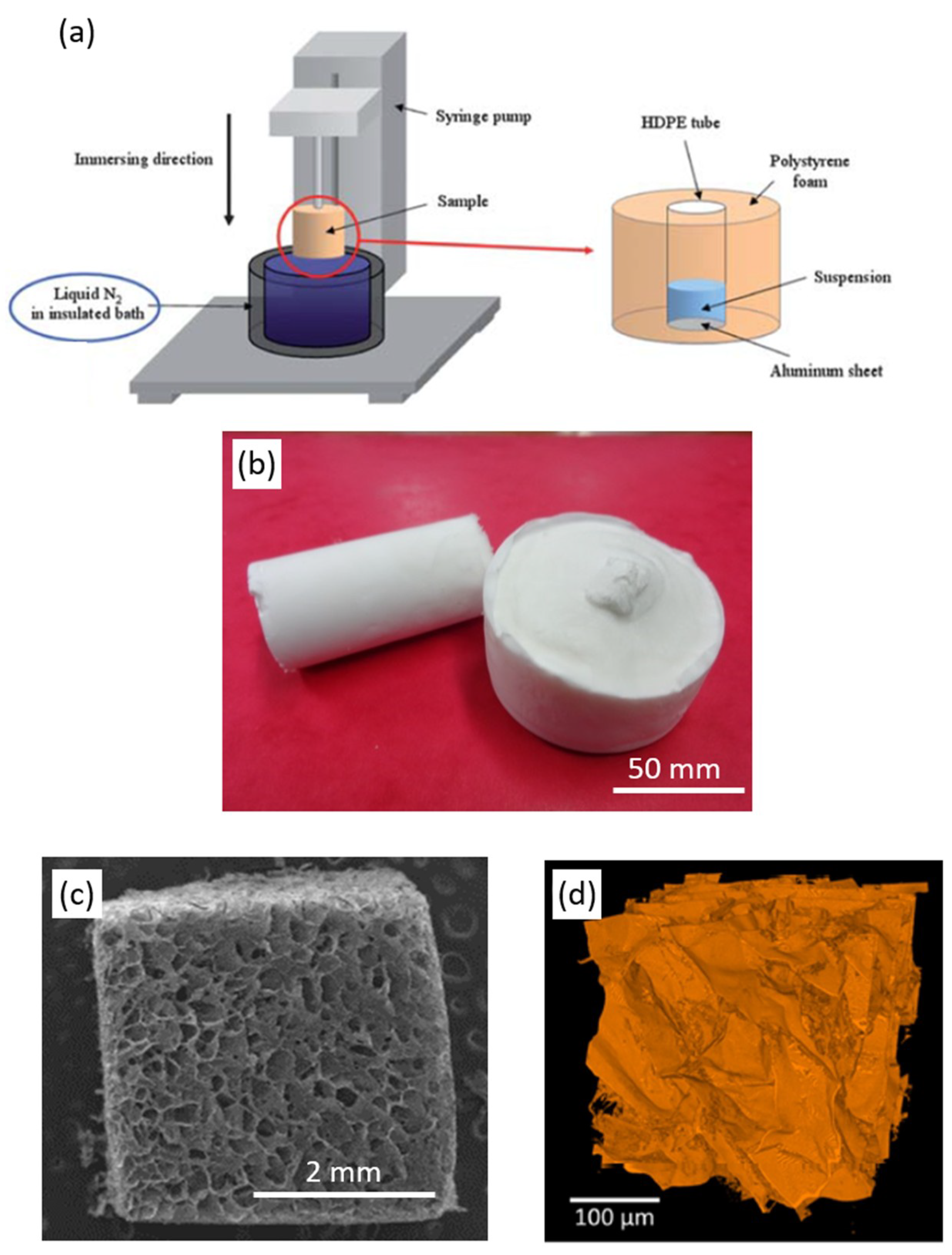 Ice-Templated Fabrication of Porous Materials with Bioinspired Architecture  and Functionality