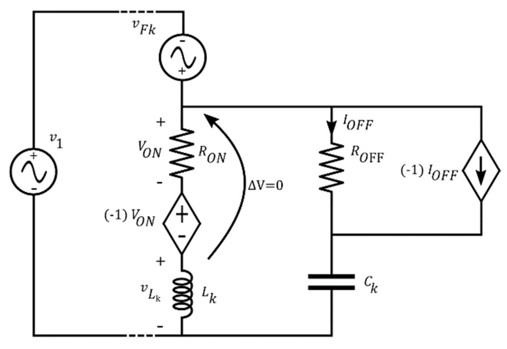 Consider the circuit diagram depicted in the figure