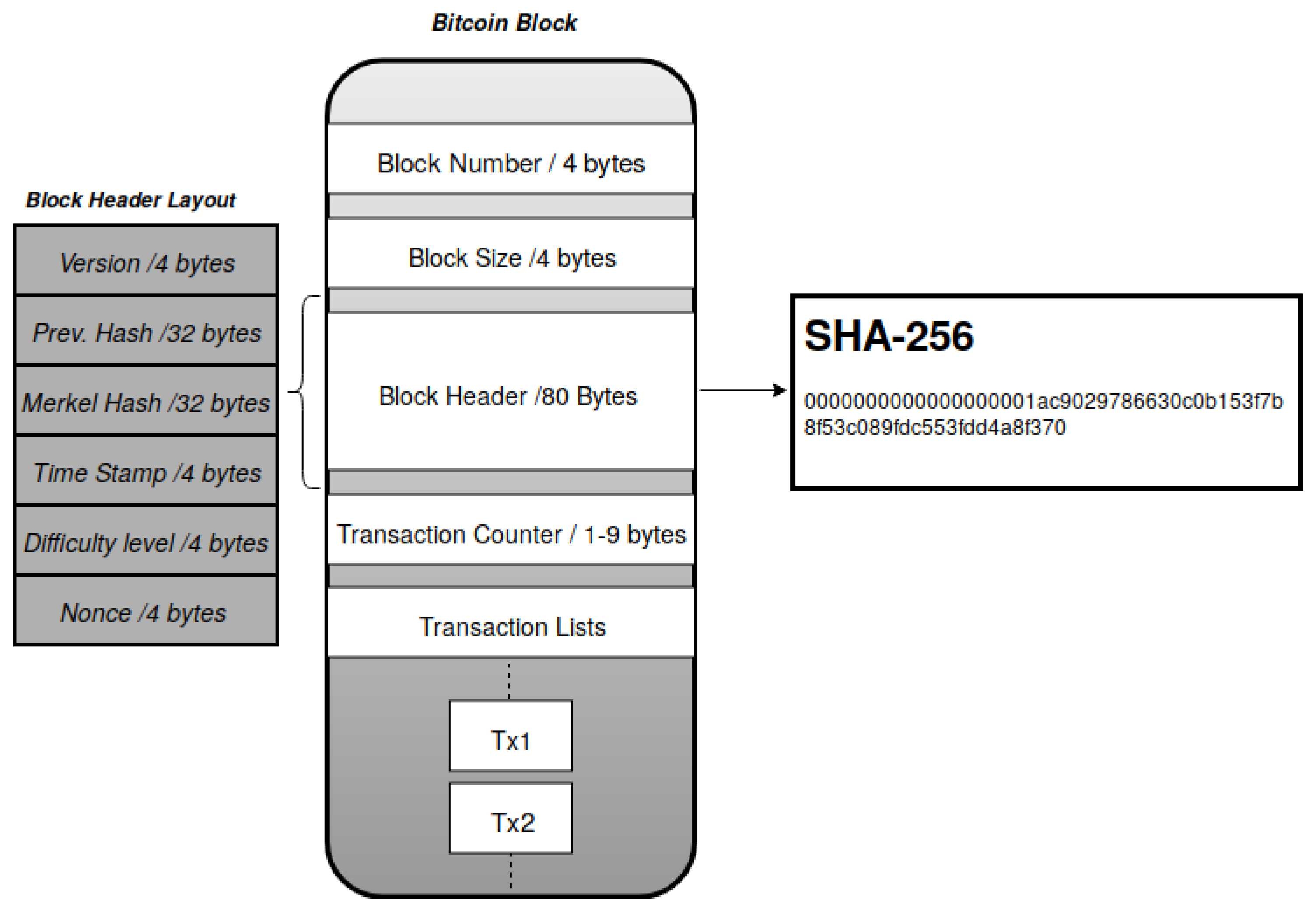 Hash bitcoin block обмен биткоин в банке юникредит