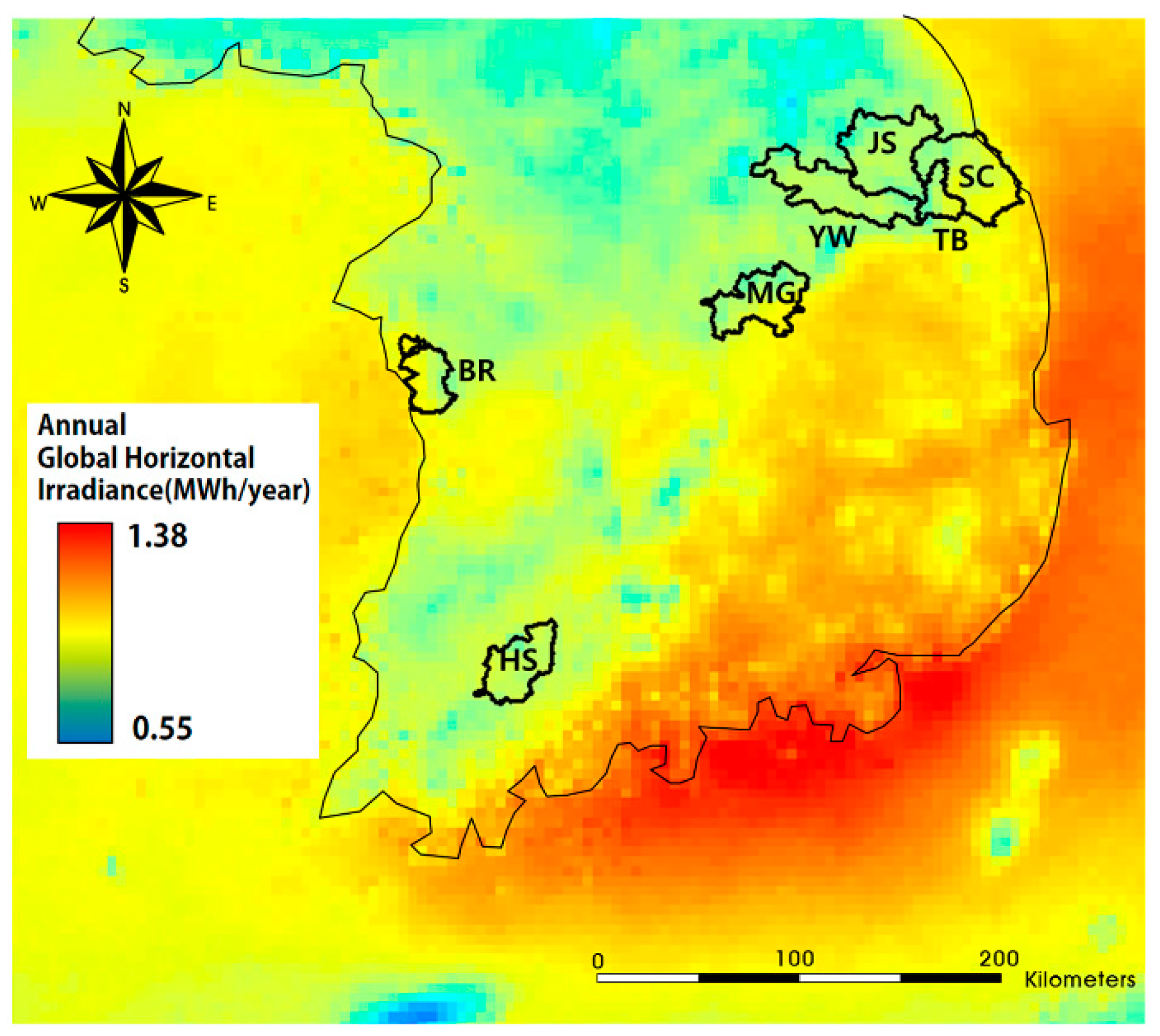Applied Sciences Free Full Text Gis Based Solar Radiation Mapping Site Evaluation And Potential Assessment A Review Html