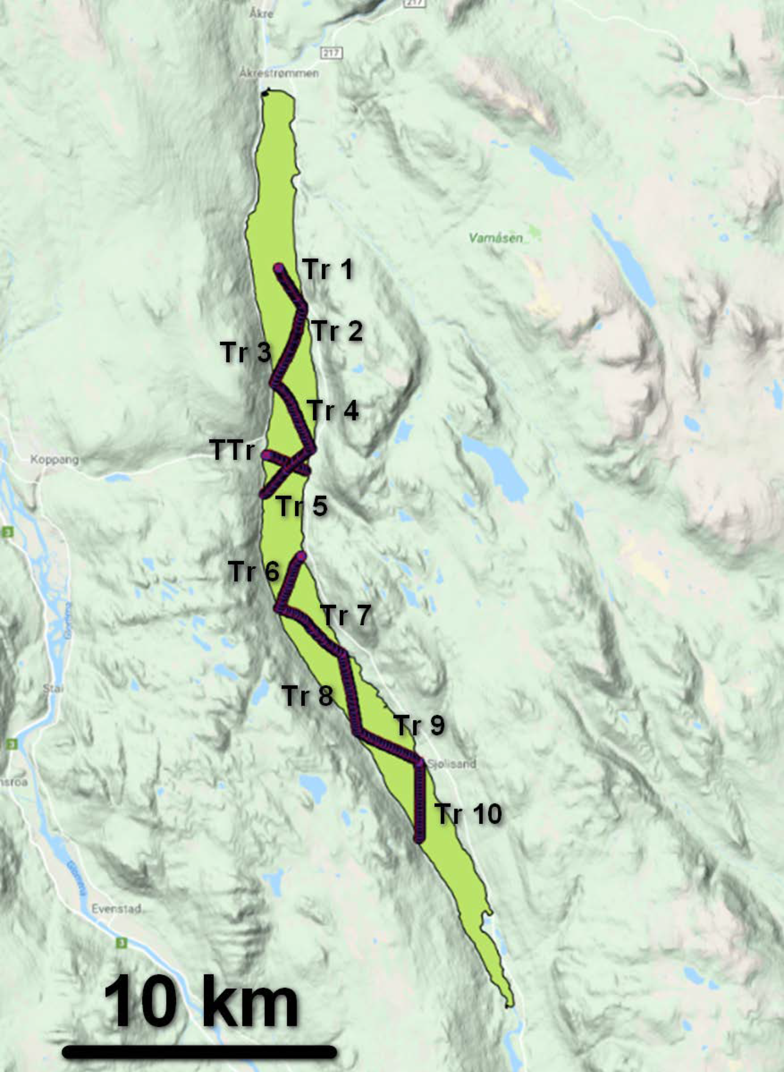 Green Lane Reservoir Depth Chart