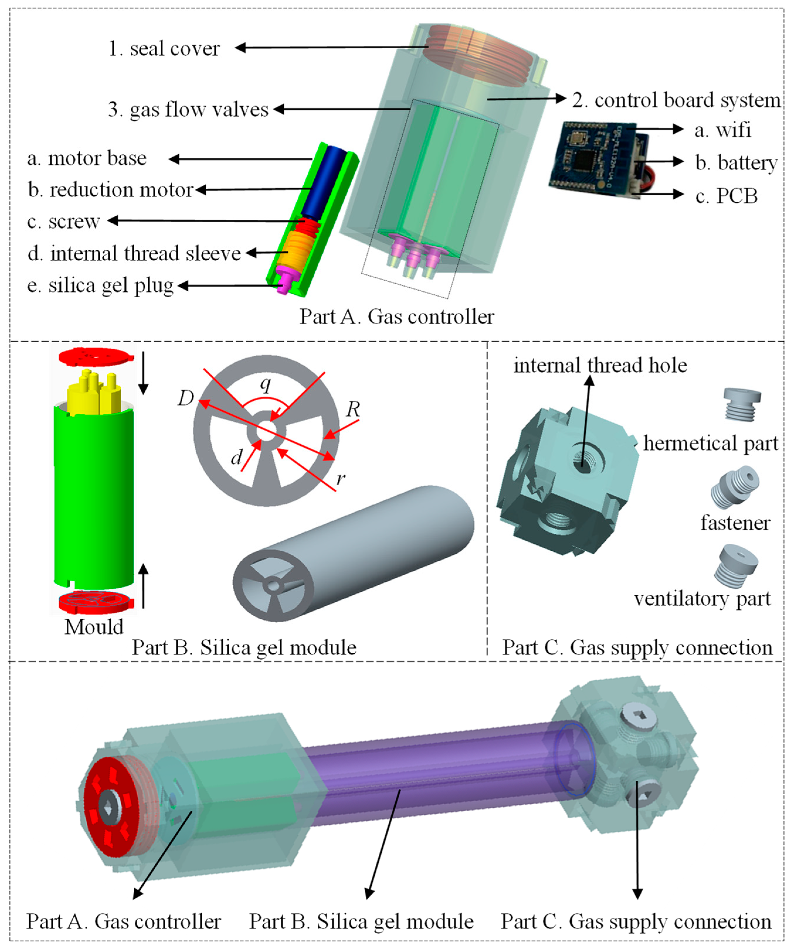 A Mechatronics-Embedded Pneumatic Soft Modular Robot Powered