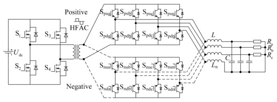 High Frequency Matrix Transforms Hybrid Pulse Width Modulation Strategy of a High-Frequency Link Three ...