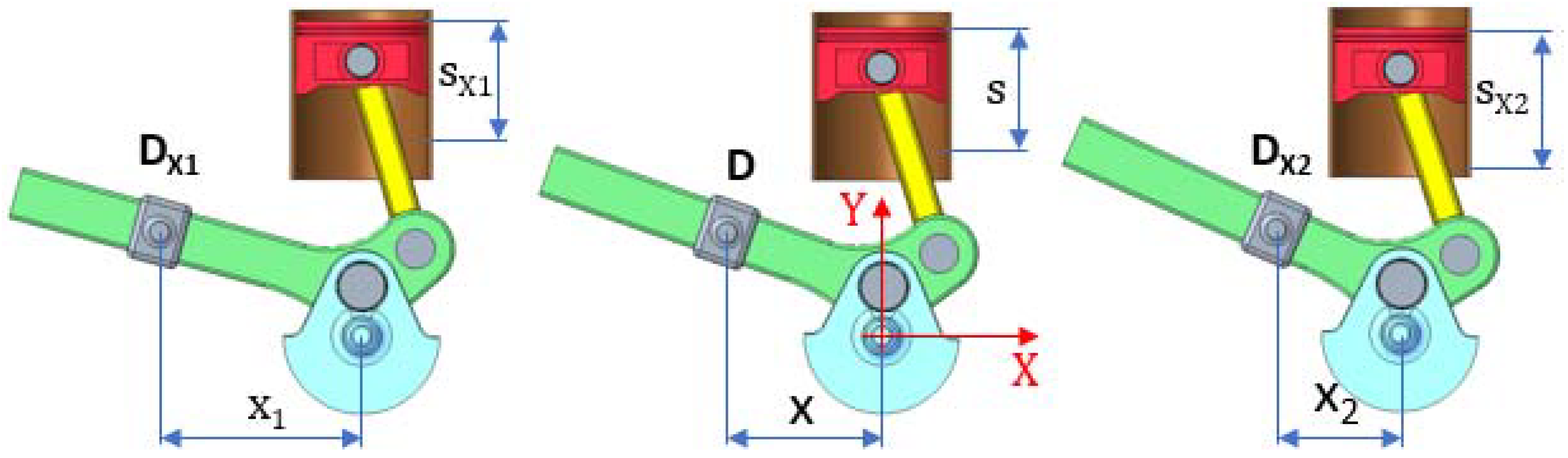 Applied Sciences | Free Full-Text | Kinematic and Dynamic Response of a Novel Engine Mechanism Design Driven by an Oscillation Arm Applied Sciences | Free Full-Text | Kinematic and Dynamic Response of a Novel Engine Mechanism Design Driven by an Oscillation Arm