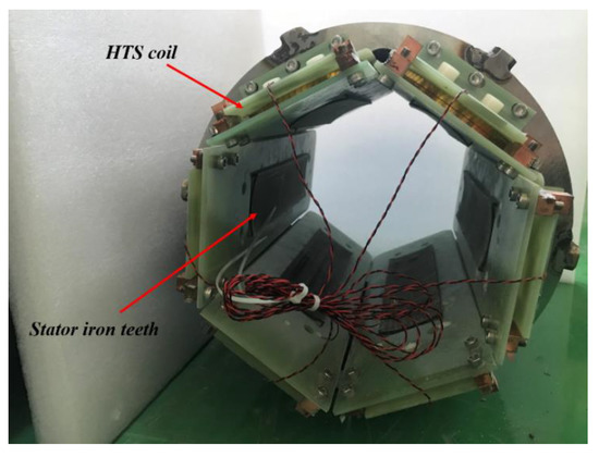 The difference between the AC loss obtained for UUUU and LLLL coil