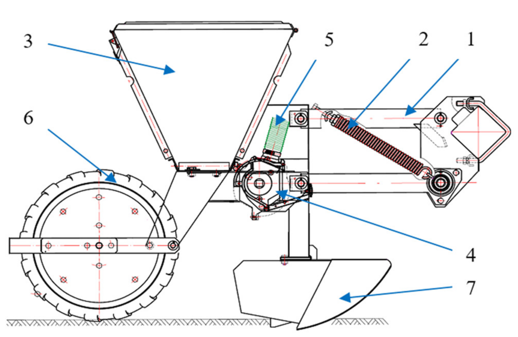 Simulation of Sowing Precision in Laboratory Conditions