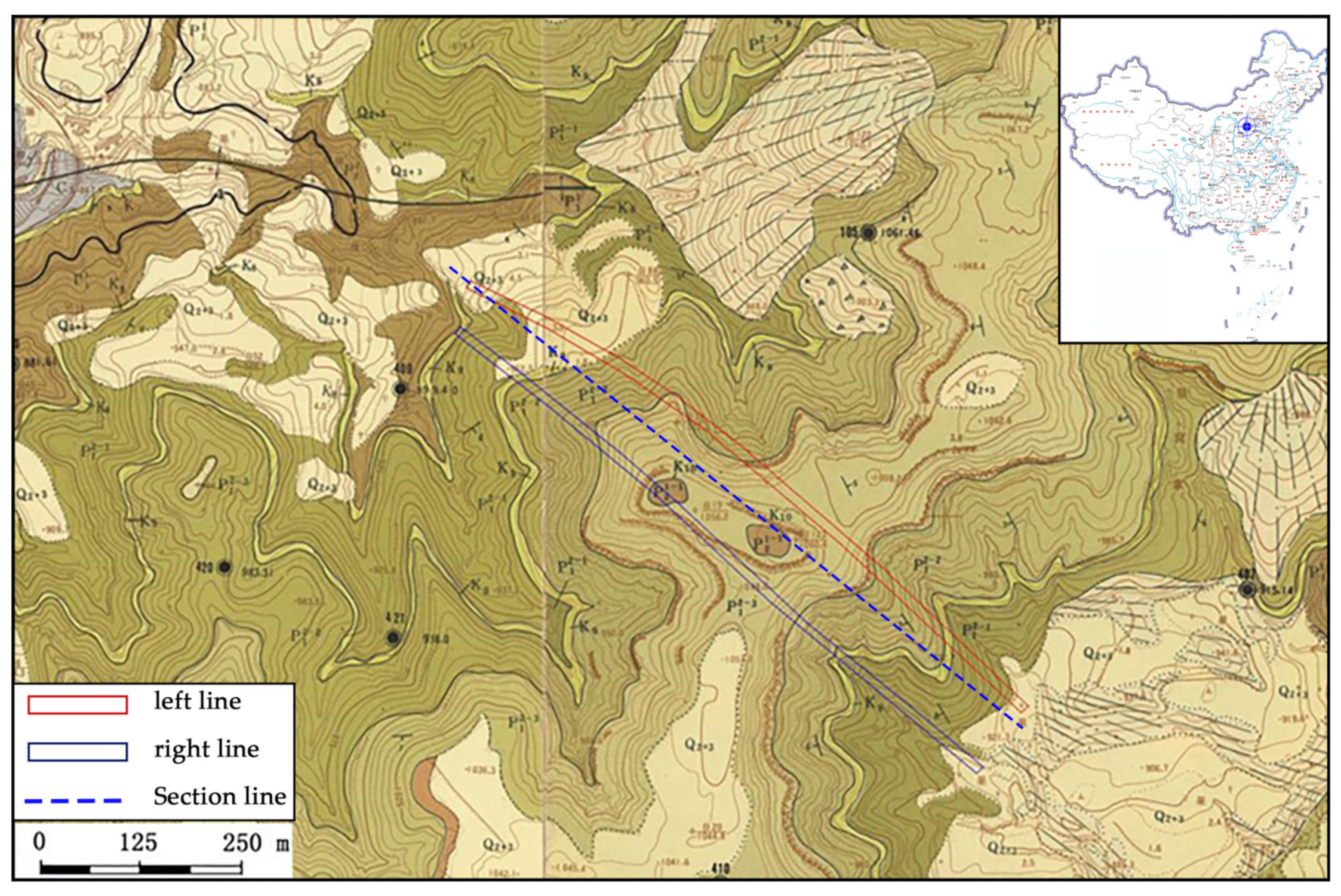 On-Site Monitoring for the Stability Evaluation of a Highway