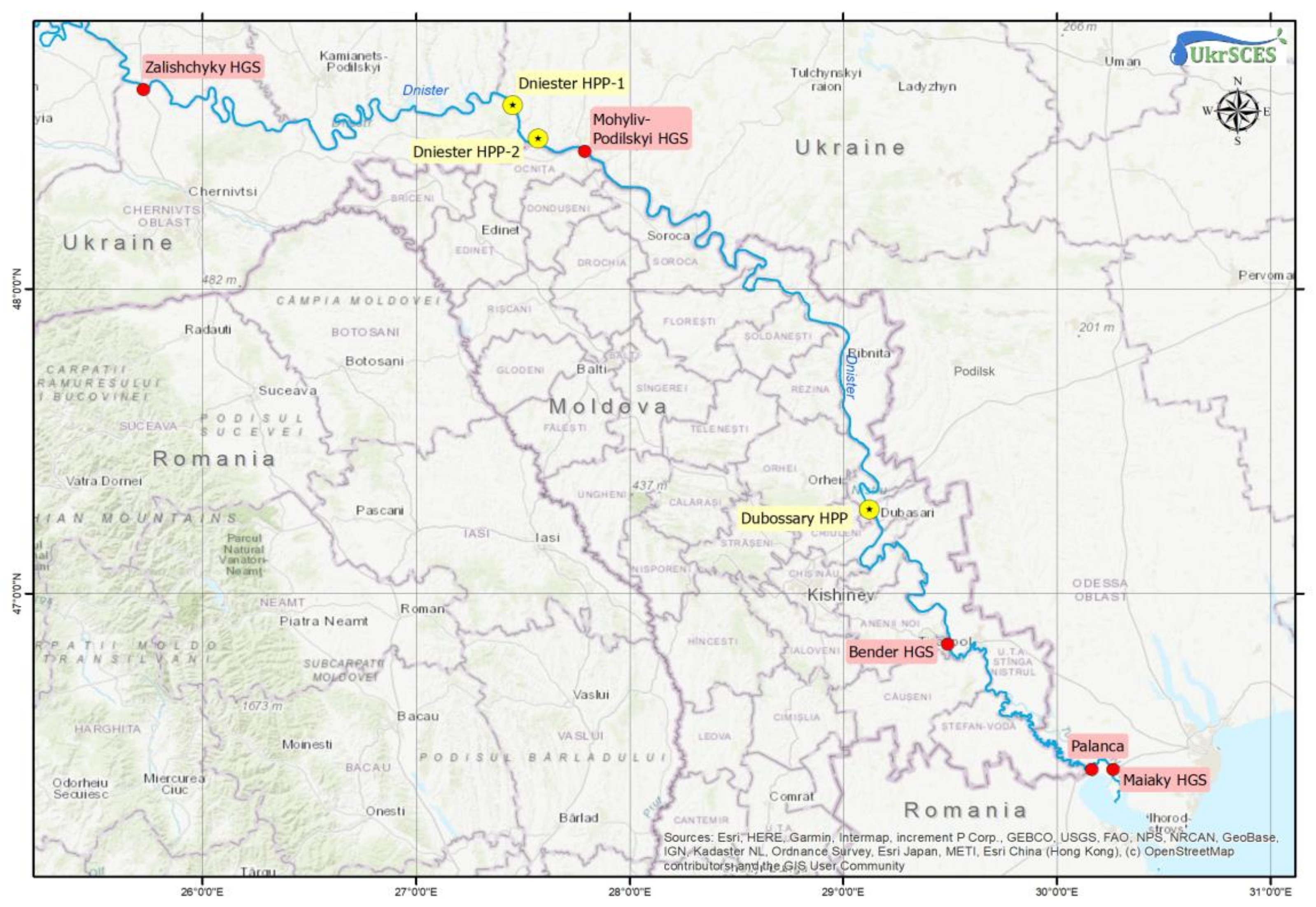 Applied Sciences | Free Full-Text | Ecological Conditions of the Lower  Dniester and Some Indicators for Assessment of the Hydropower Impact