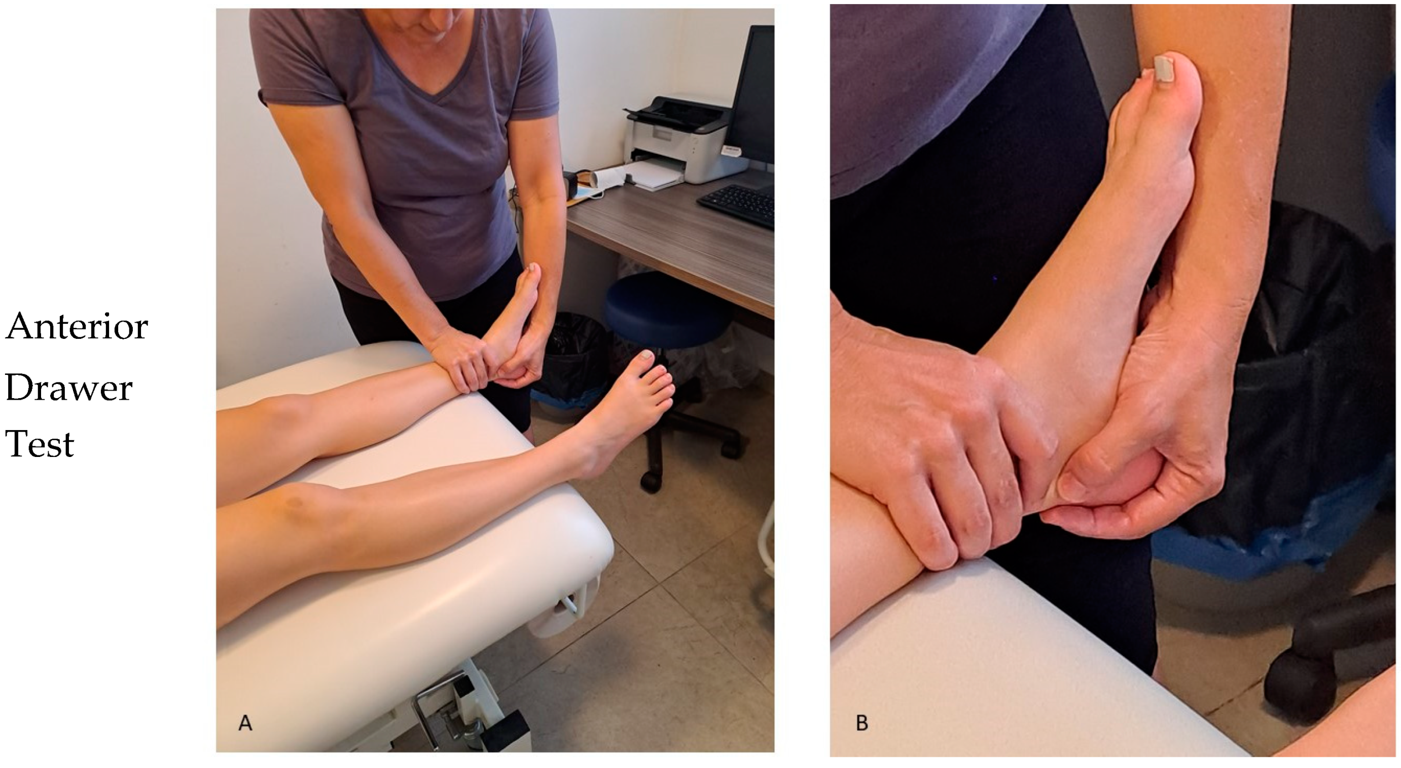 Ankle Orthopaedic Test: Talar tilt