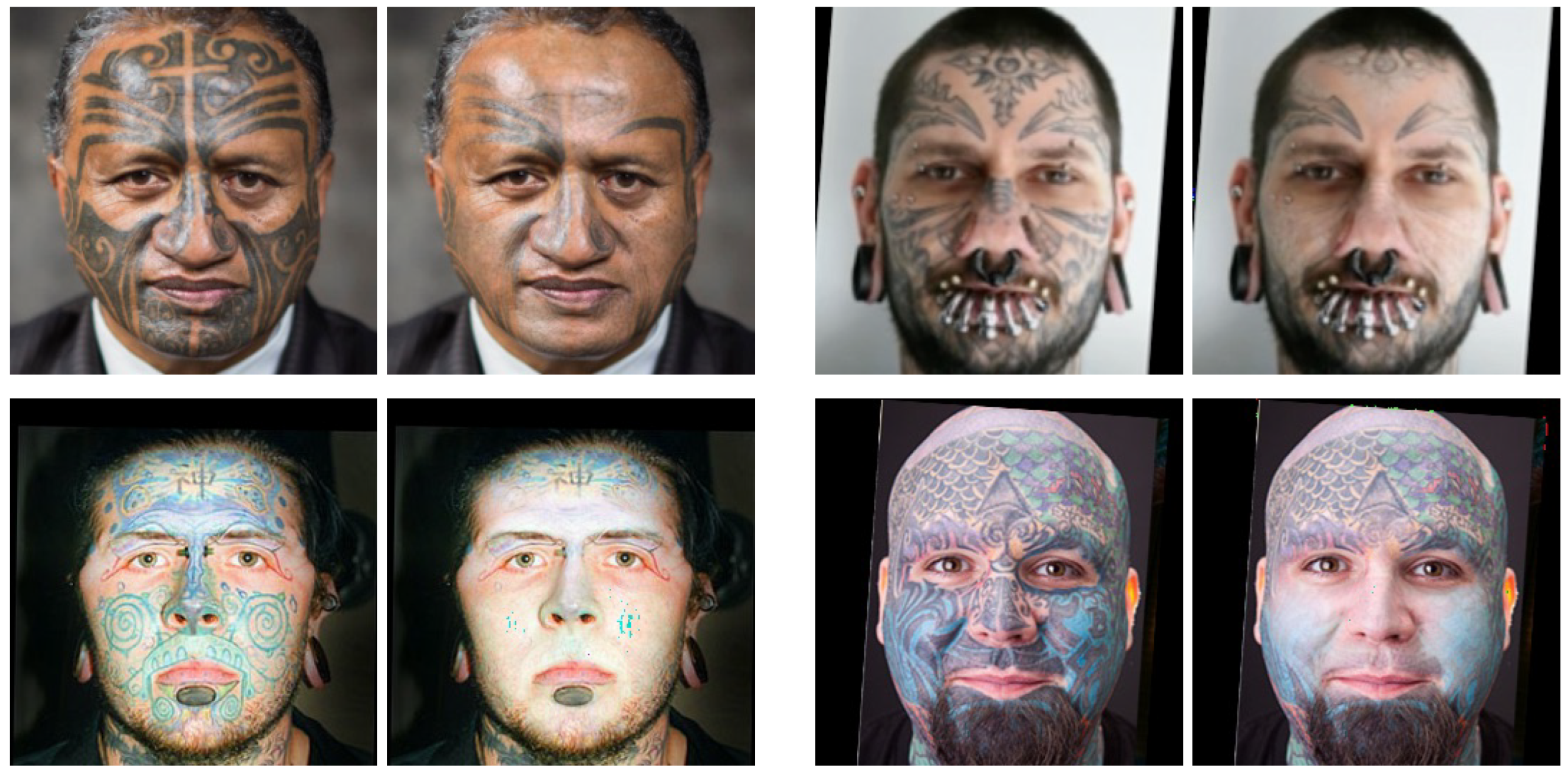 Applied Sciences  Free FullText  Face Beneath the Ink Synthetic Data  and Tattoo Removal with Application to Face Recognition