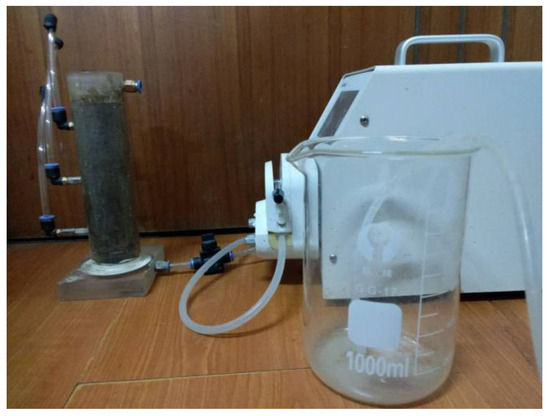Laboratory Experiment on Formation of MICP Horizontal