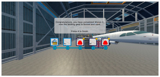 VR training interface