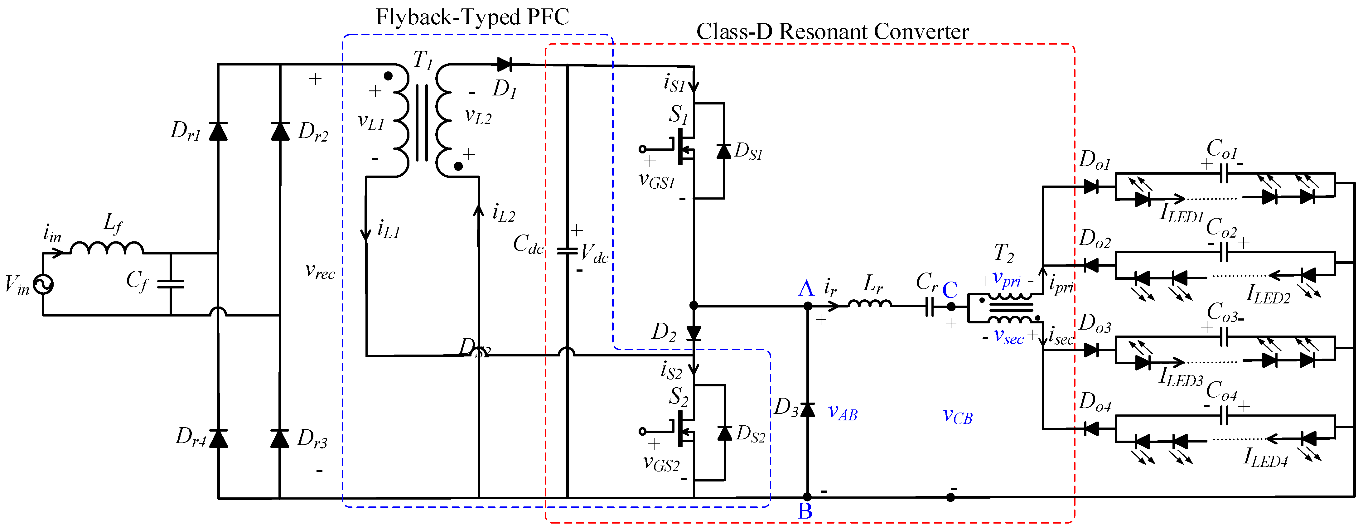 A High Power Factor LED Driver with ... Circuit Diagram