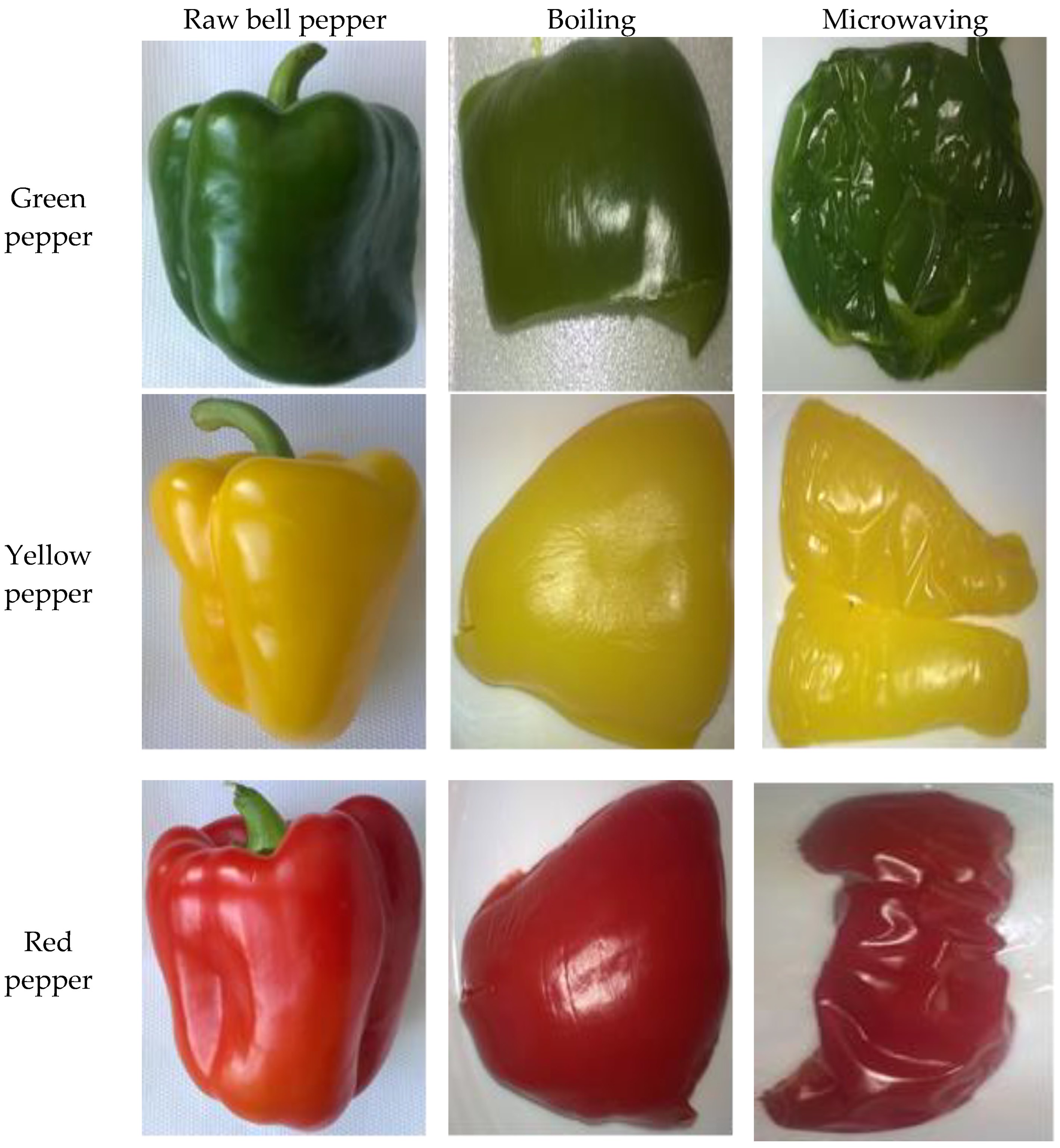 Set Of Fresh Whole And Sliced Sweet Pepper Stock Photo - Download