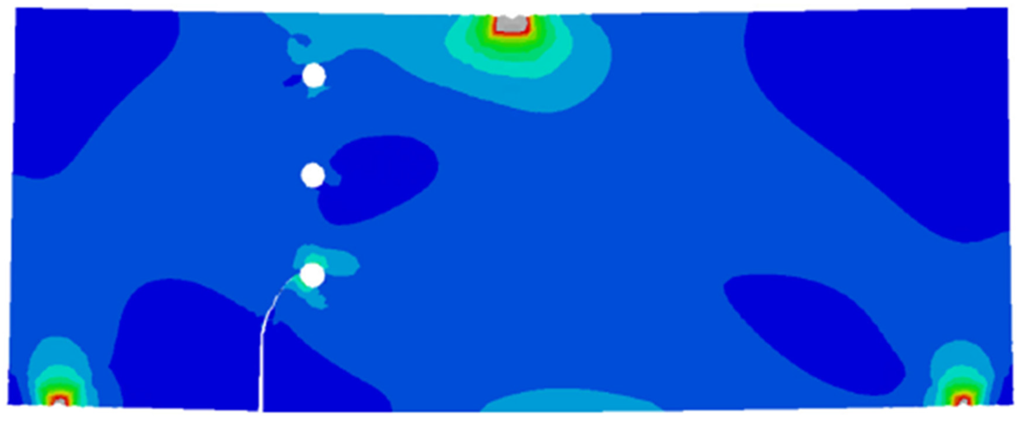 Investigating the Influence of Holes as Crack Arrestors in Simulating ...