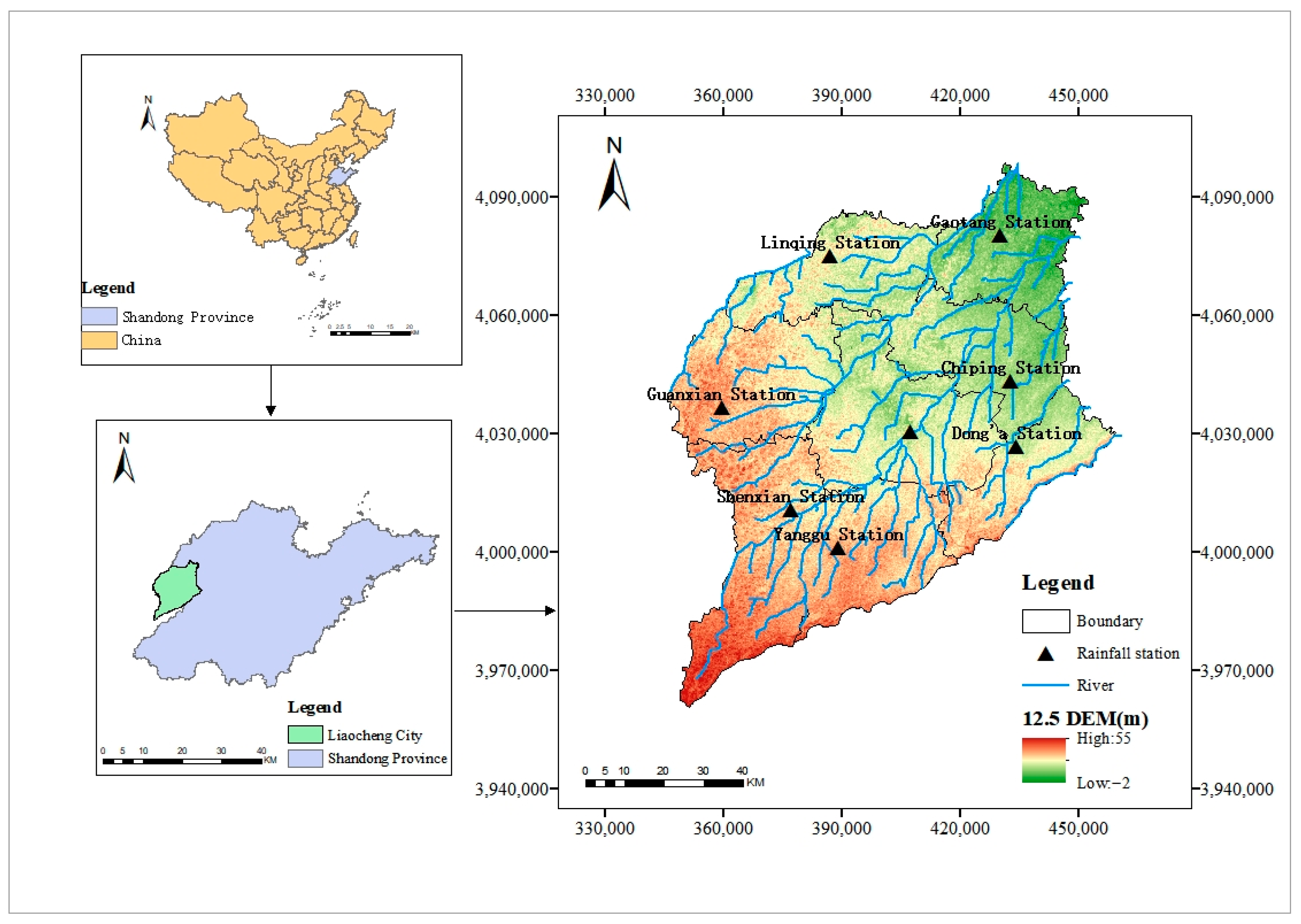 Urban Flood Risk Assessment Based on a Combination of