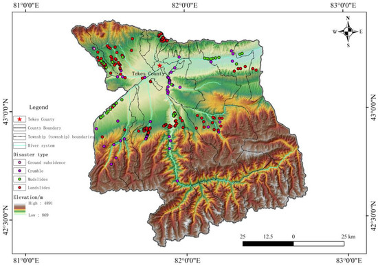 Evaluation of Landslide Susceptibility in Tekes County, Yili