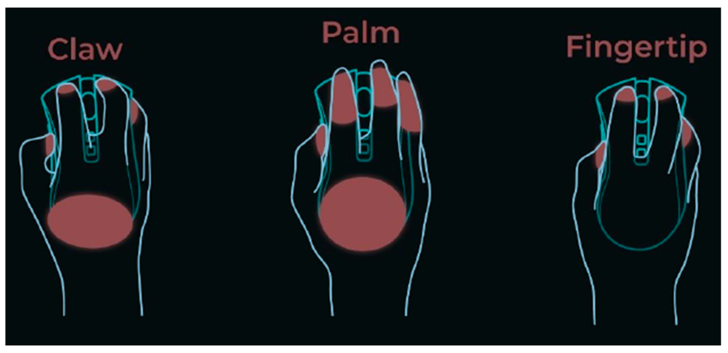 Influence of Mouse Grip Type on Flicking and Tracking Tasks Performance