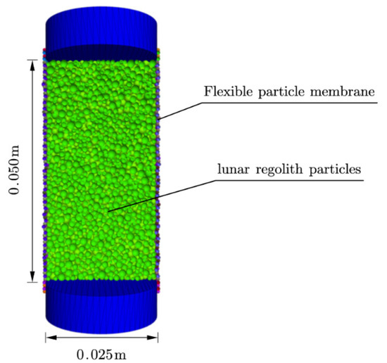 Numerical Study of Cone Penetration Tests in Lunar Regolith