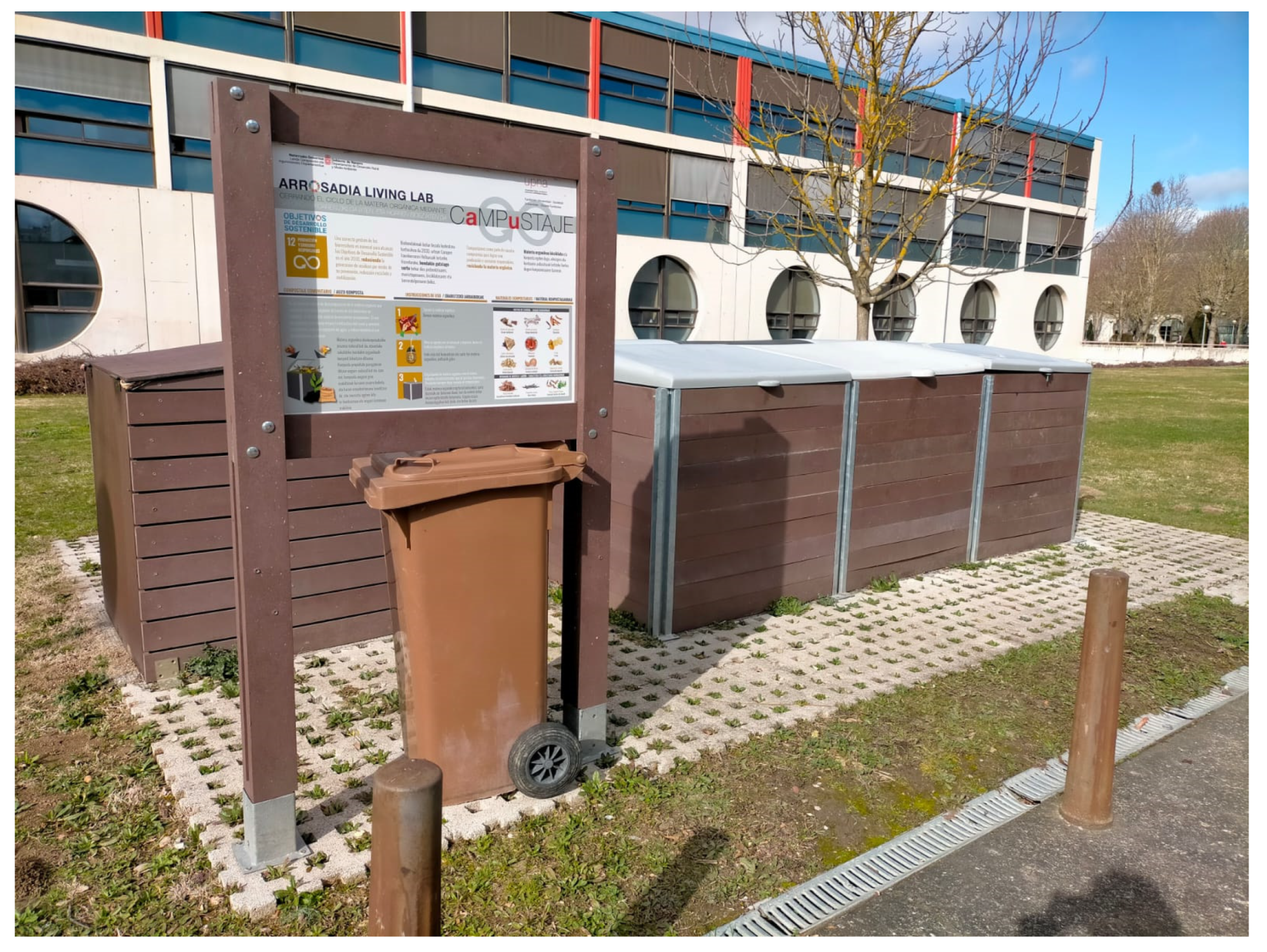 Integrated Biowaste Management by Composting at a University