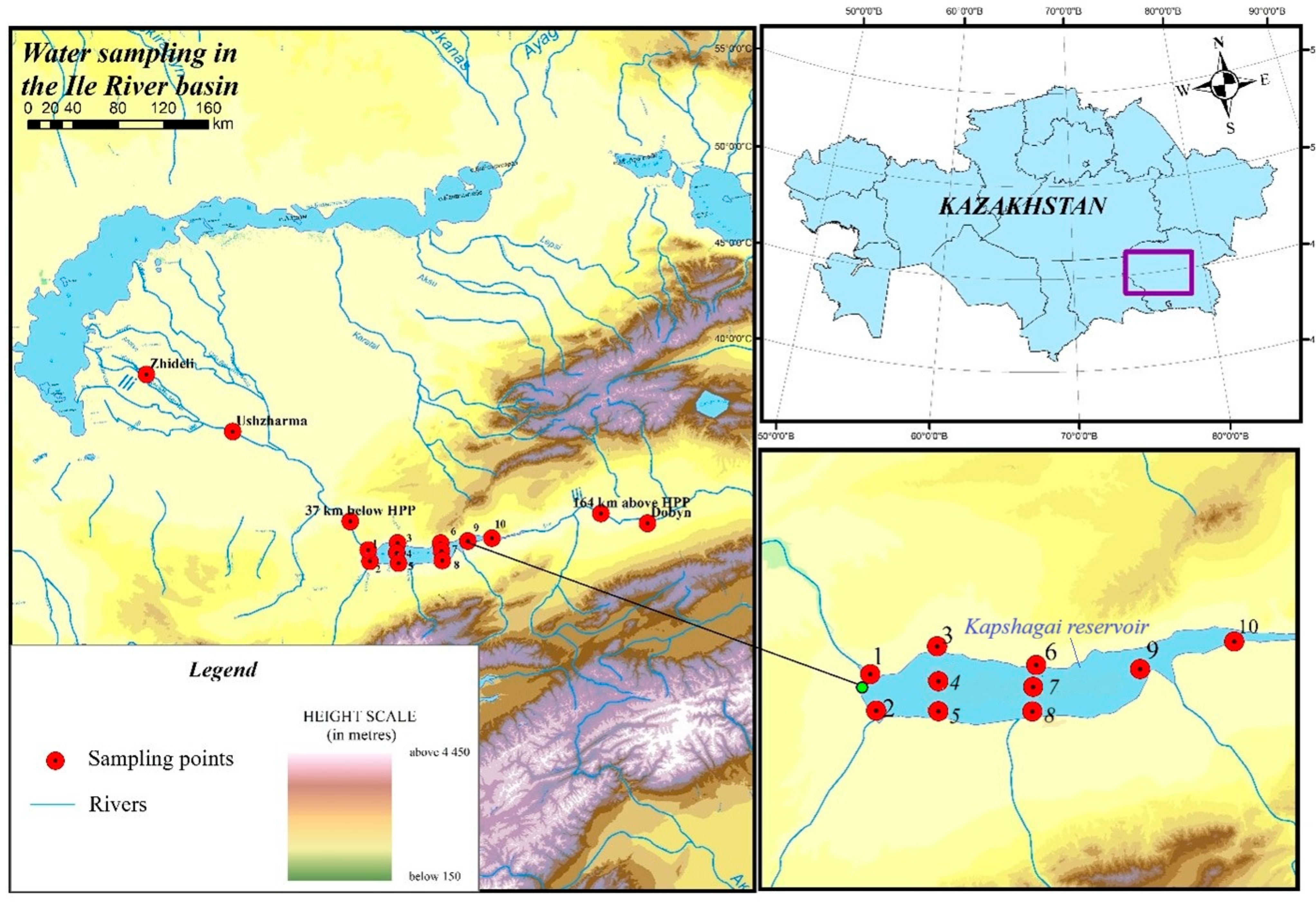 Transmission of Heavy Metals in River Water and Self