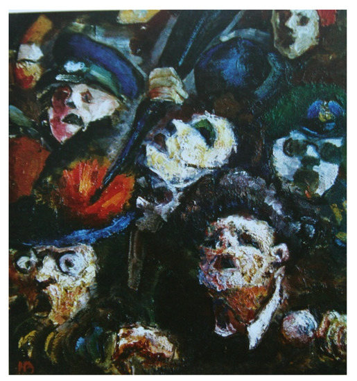 Representation of Corpus Patiens in Russian Art of the 1920s