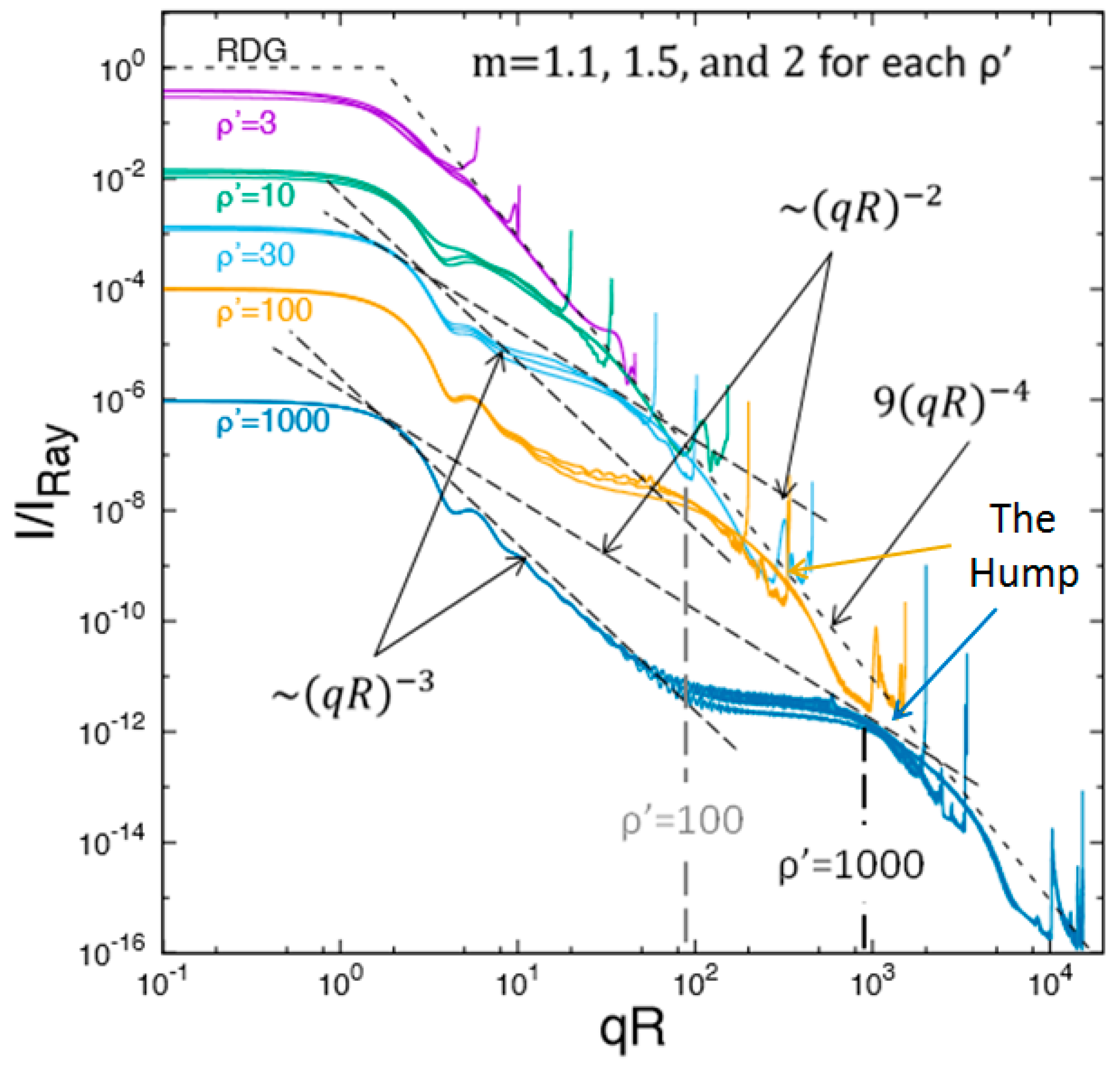 Q-Space Analysis of the Light Scattering Phase Function of