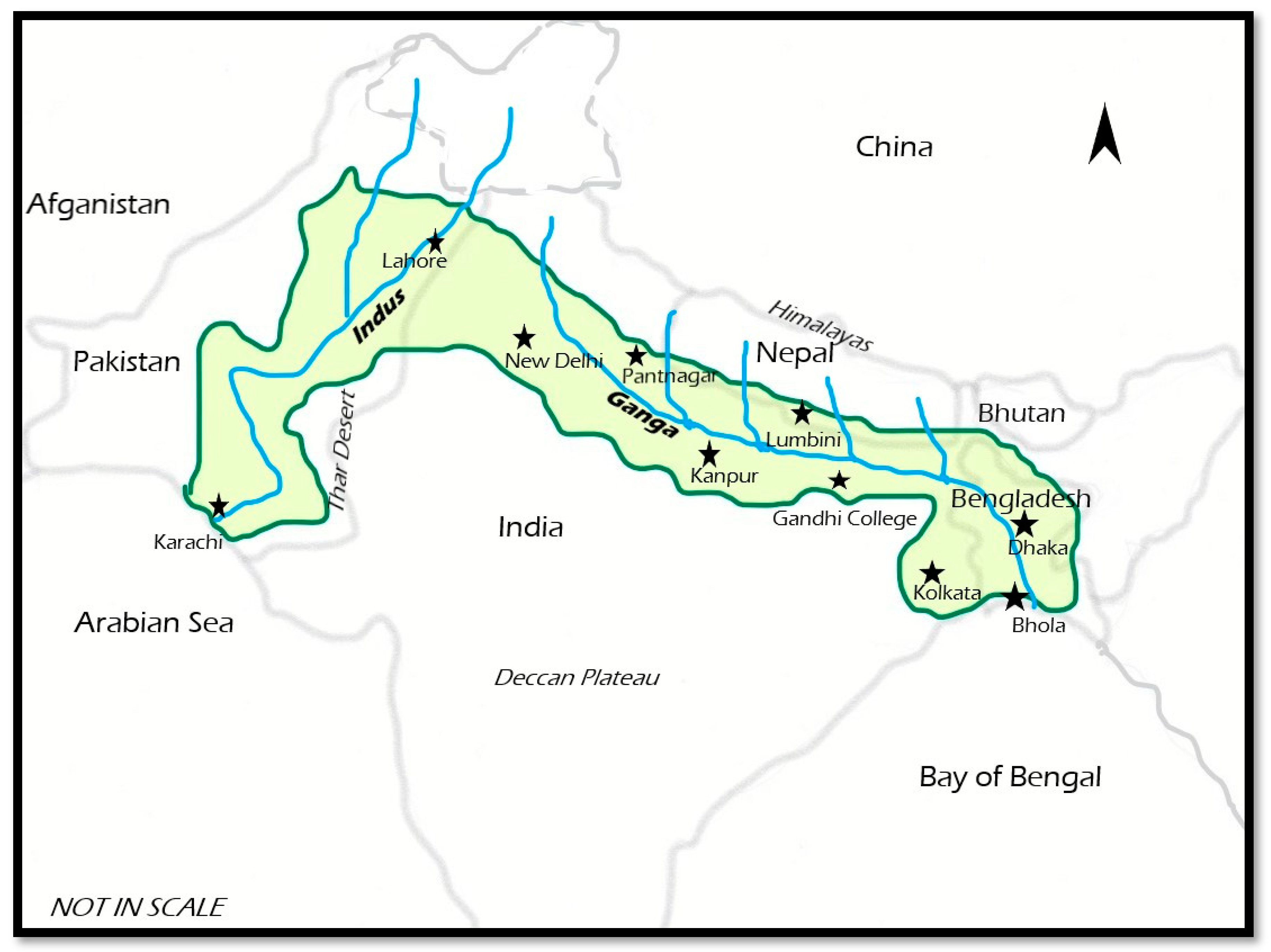 Indo Gangetic Plain On Map Atmosphere | Free Full-Text | Development Of A Regression Model For  Estimating Daily Radiative Forcing Due To Atmospheric Aerosols From  Moderate Resolution Imaging Spectrometers (Modis) Data In The Indo Gangetic  Plain (Igp) |