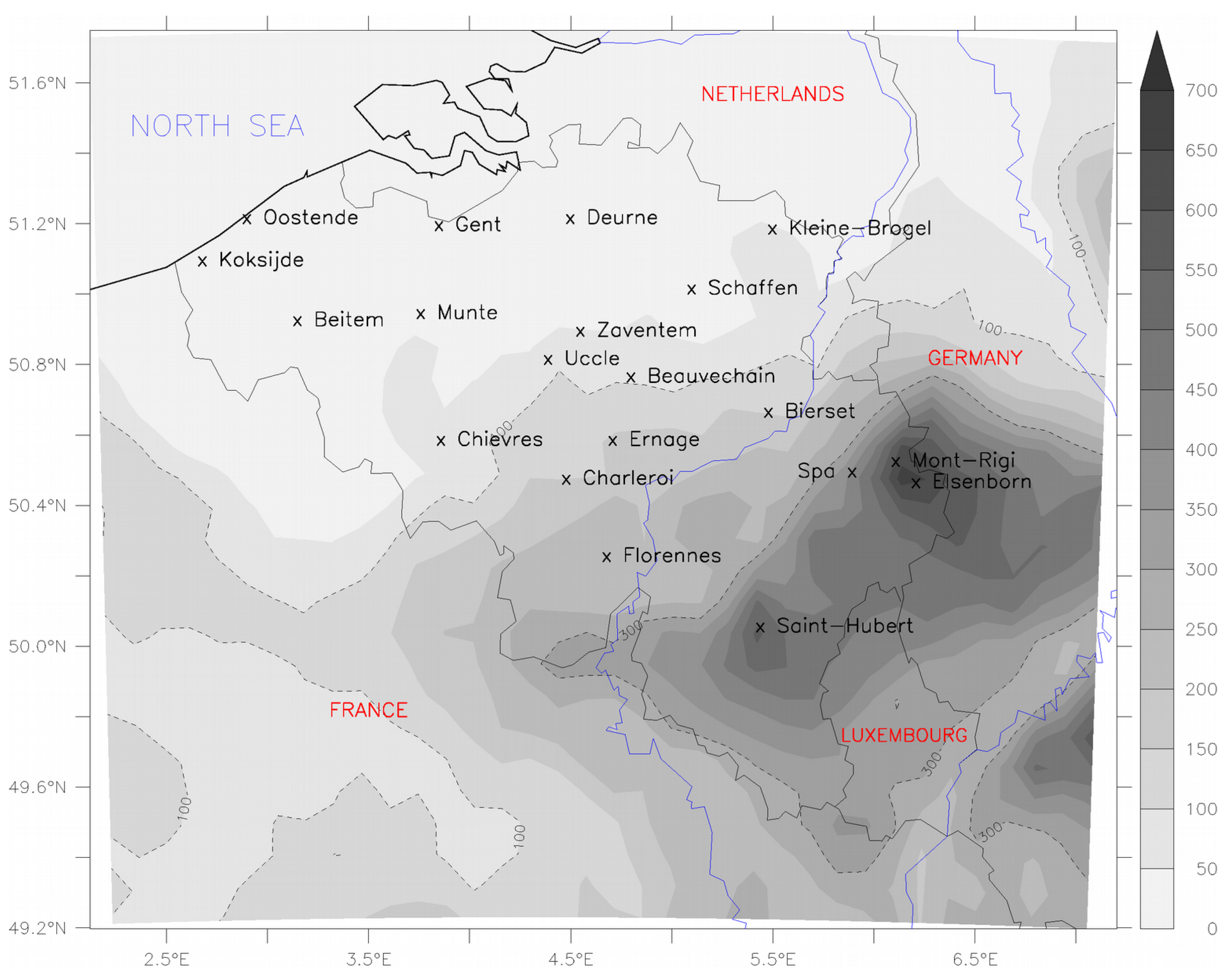 atmosphere free full text sensitivity to convective schemes on precipitation simulated by the regional climate model mar over belgium 1987 2017 html